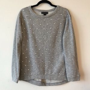 Grey Studded Sweatshirt